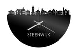 Skyline Klok Steenwijk Zwart Glanzend