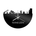 Skyline Klok Terneuzen Zwart Glanzend