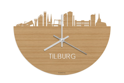 Skyline Clock Tilburg Bamboo
