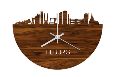 Skyline Clock Tilburg Rosewood