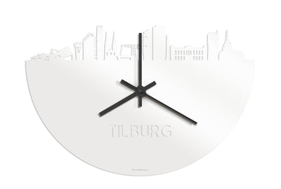 Skyline Clock Tilburg White Glossy
