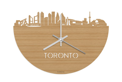 Toronto Bamboo Skyline Clock