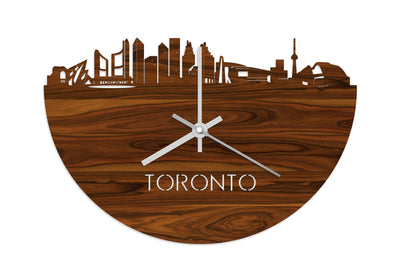 Skyline Clock Toronto Rosewood