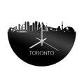 Skyline Clock Toronto Black Glossy