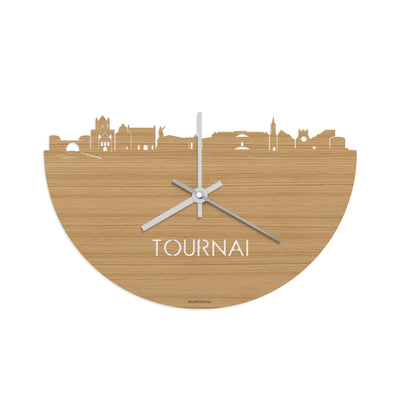 Skyline Clock Tournai Bamboo