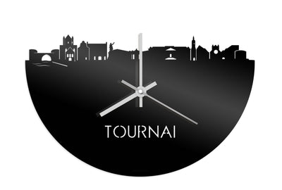 Skyline Clock Tournai Black Glossy