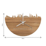 Skyline Klok Utrecht Eiken houten cadeau wanddecoratie relatiegeschenk van WoodWideCities
