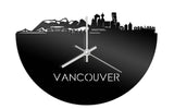 Skyline Klok Vancouver Zwart Glanzend