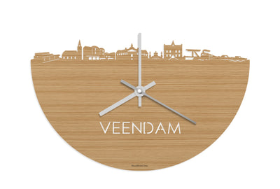 Skyline Clock Veendam Bamboo