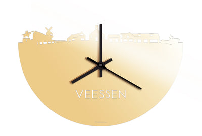 Skyline Clock Veessen Gold Metallic