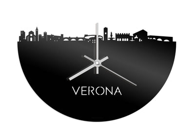 Skyline Clock Verona Black Glossy