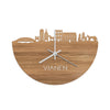 Skyline Klok Vianen Eiken houten cadeau wanddecoratie relatiegeschenk van WoodWideCities