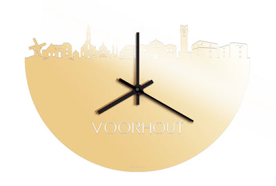 Skyline Clock Voorhout Gold Metallic