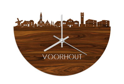 Skyline Clock Voorhout Rosewood