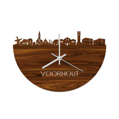 Skyline Clock Voorhout Rosewood