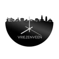 Skyline Clock Vriezenveen Black Glossy
