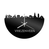Skyline Klok Vriezenveen Zwart Glanzend