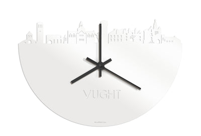 Skyline Clock Vught White Glossy