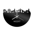 Skyline Klok Weert Zwart Glanzend