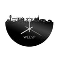 Skyline Clock Weesp Black Glossy