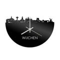 Skyline Klok Wijchen Zwart Glanzend