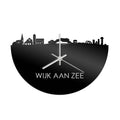 Skyline Clock Wijk aan Zee Black Glossy