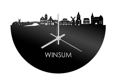 Skyline Clock Winsum Black Glossy