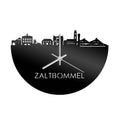 Skyline Clock Zaltbommel Black Glossy