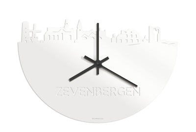 Skyline Klok Zevenbergen Wit Glanzend