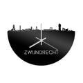 Skyline Clock Zwijndrecht Black Glossy
