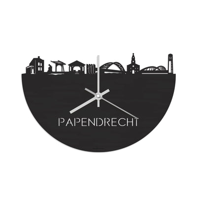 Skyline Clock Papendrecht Black