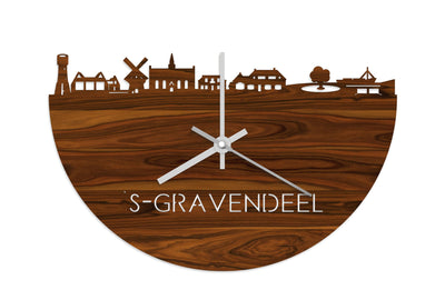Skyline Clock 's-Gravendeel Rosewood