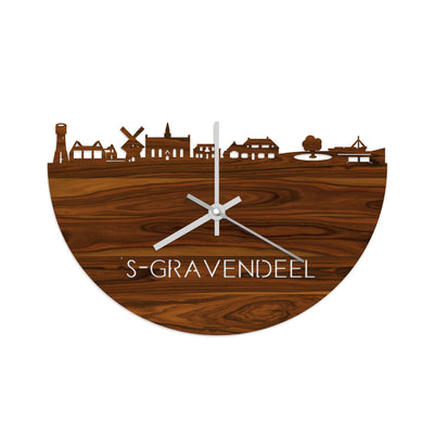 Skyline Clock 's-Gravendeel Rosewood