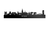 Skyline Köln Zwart Glanzend