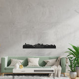 Skyline Landgraaf Zwart houten cadeau decoratie relatiegeschenk van WoodWideCities