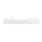 Skyline Laren Wit glanzend gerecycled kunststof cadeau decoratie relatiegeschenk van WoodWideCities