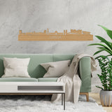 Skyline Lisboa Bamboe houten cadeau decoratie relatiegeschenk van WoodWideCities