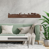 Skyline Lisboa Noten houten cadeau decoratie relatiegeschenk van WoodWideCities