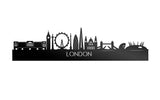 Skyline London Zwart Glanzend