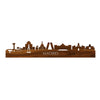 Skyline Madrid Palissander houten cadeau decoratie relatiegeschenk van WoodWideCities