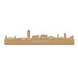 Skyline Manchester Bamboe houten cadeau decoratie relatiegeschenk van WoodWideCities