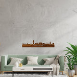 Skyline Manchester Palissander houten cadeau decoratie relatiegeschenk van WoodWideCities