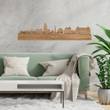 Skyline Mol Eiken houten cadeau decoratie relatiegeschenk van WoodWideCities