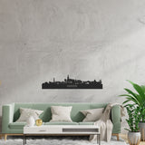 Skyline Nijkerk Zwart houten cadeau decoratie relatiegeschenk van WoodWideCities