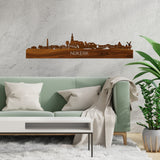 Skyline Nijkerk Palissander houten cadeau decoratie relatiegeschenk van WoodWideCities
