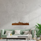 Skyline Nijkerk Palissander houten cadeau decoratie relatiegeschenk van WoodWideCities
