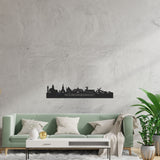Skyline Noordwijkerhout Zwart houten cadeau decoratie relatiegeschenk van WoodWideCities