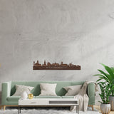 Skyline Noordwijkerhout Noten houten cadeau decoratie relatiegeschenk van WoodWideCities