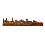 Skyline Noordwijkerhout Palissander houten cadeau decoratie relatiegeschenk van WoodWideCities