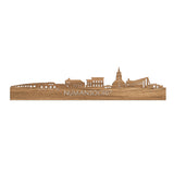 Skyline Numansdorp Eiken houten cadeau decoratie relatiegeschenk van WoodWideCities